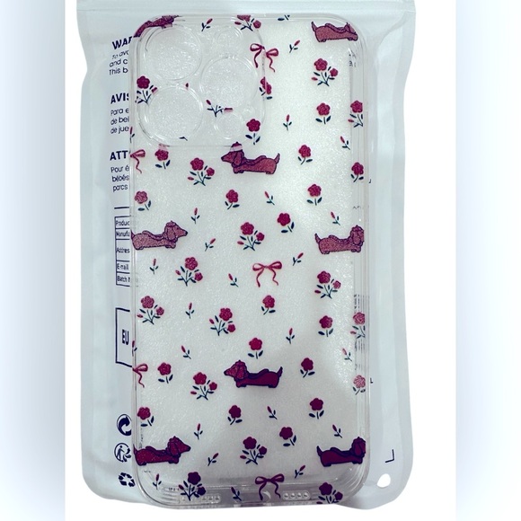 Dachshund Accessories - NEW Floral Dachshund iPhone Case